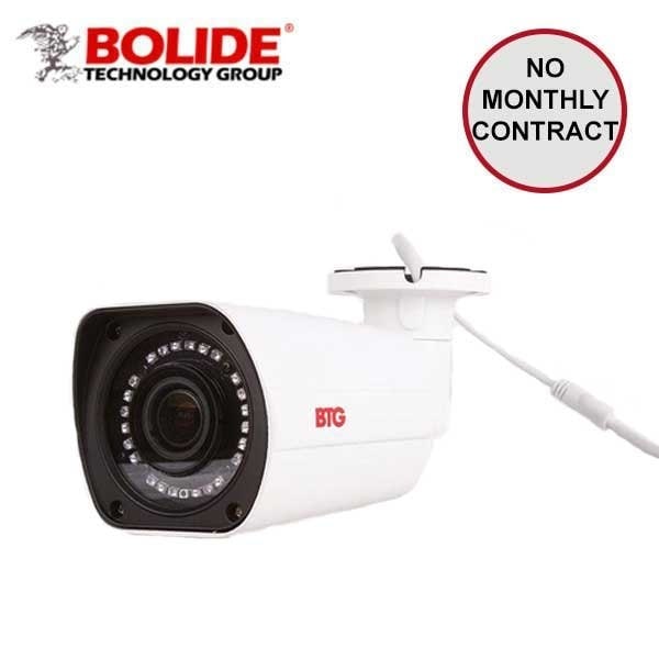 Bolide 5MP Vari-Fical IP66 Outdoor Bullet camera lens I.R. up to 150' 2.8 - 12mm mm lens. POE BOL-BTG-N1536 - main
